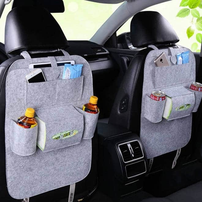 Aprenda como fazer um lindo organizador para carro - Modelo 3