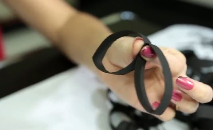 quadro com rolo de papel imagem do passo 3