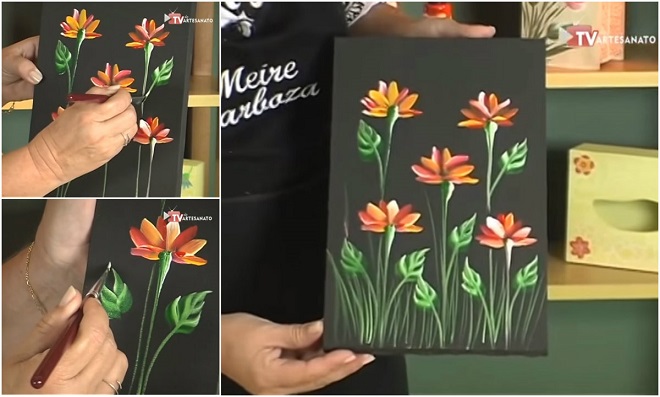 Pintura Decorativa - Flores do Campo