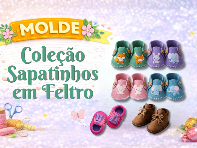 Coleção Sapatinhos em Feltro