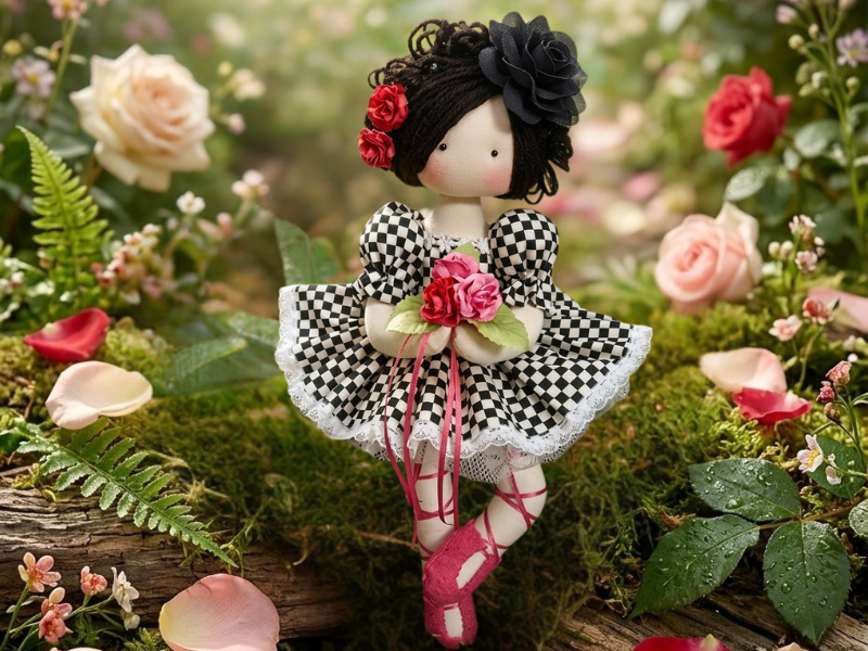 Boneca Bailarina para brincar