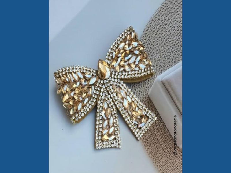 Laco de Strass com Feltro, foto 09