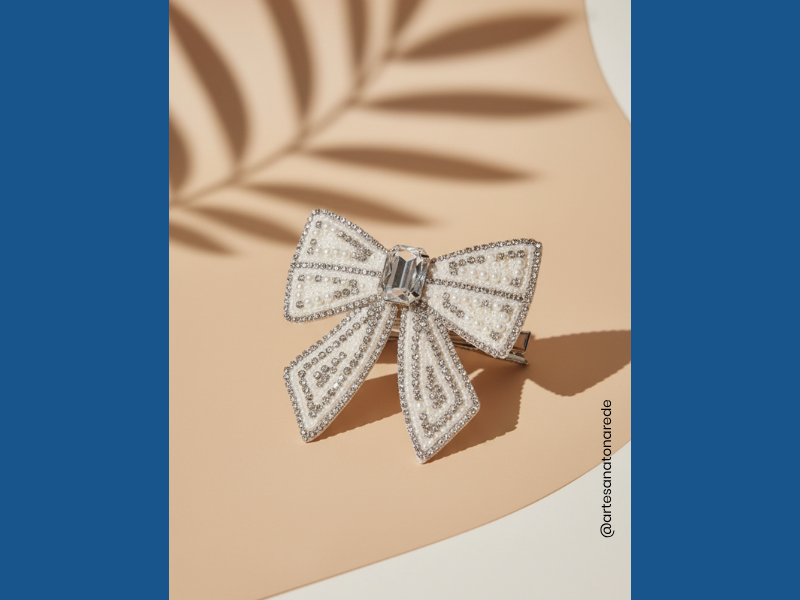 Laco de Strass com Feltro, foto 01