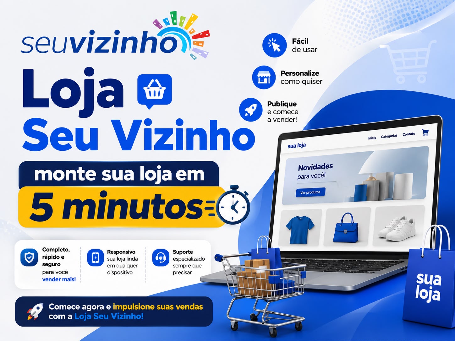 Loja Seu Vizinho: plataforma transforma pequenos negócios em lojas online e amplia possibilidades de venda